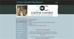 Desktop Screenshot of caninecandor.com