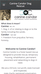 Mobile Screenshot of caninecandor.com